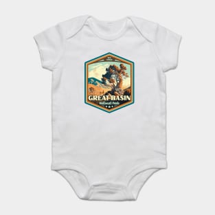 Great Basin National Park  Vintage WPA Style National Parks Art Baby Bodysuit